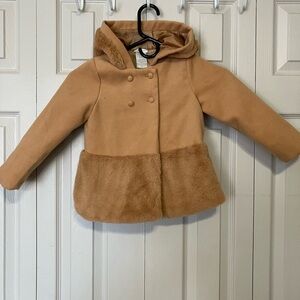 Tahari Girls‎ Coat Sz 4T Brown Preppy Formal Coat